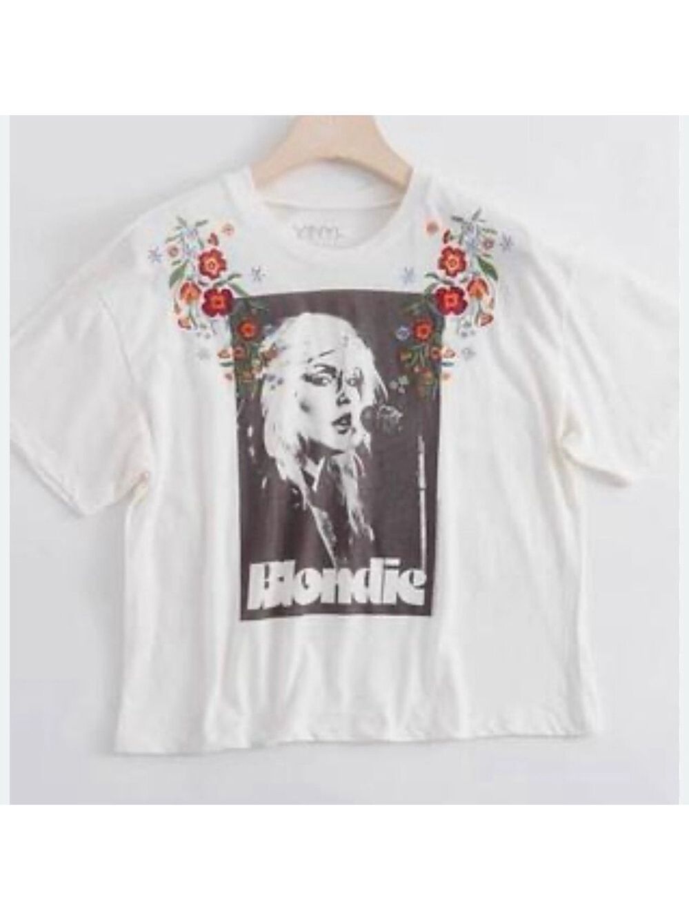 Blondie Band Crop Boxy Tee Vinyl Icon size Medium boho, retro, y2k